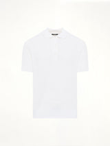 Monogram Vanise Knit Polo in White