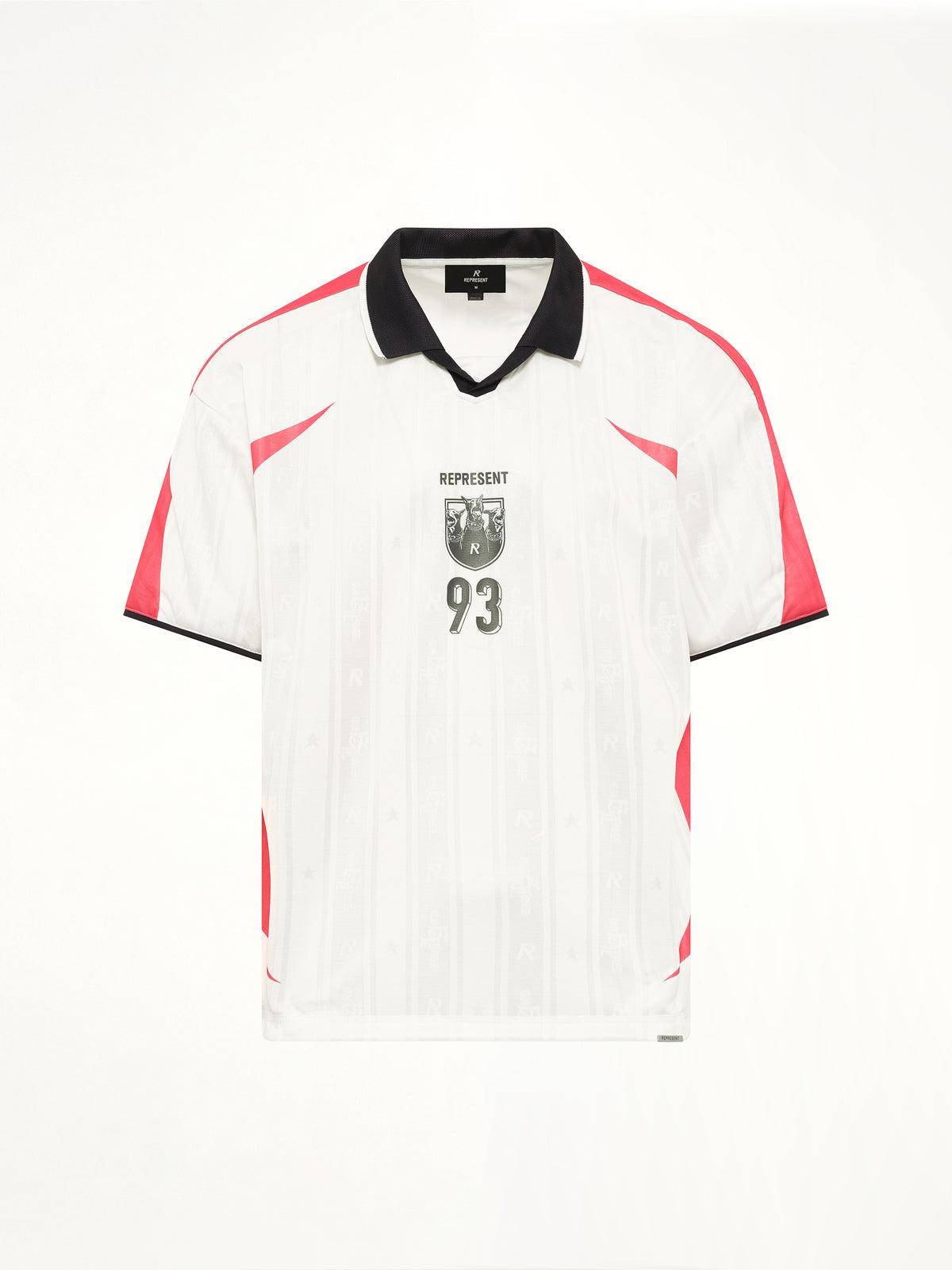 Spike Football Top in Flatt White