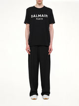 Big Balmain Paris Brush Sweatshirt Reg in Black