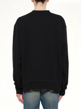 Big Balmain Paris Brush Sweatshirt Reg in Black