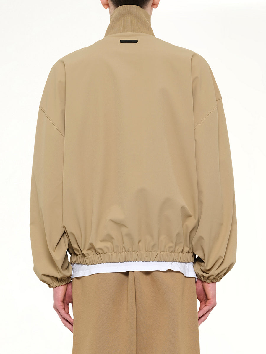Signature Full Zip Track Jacket in Dune