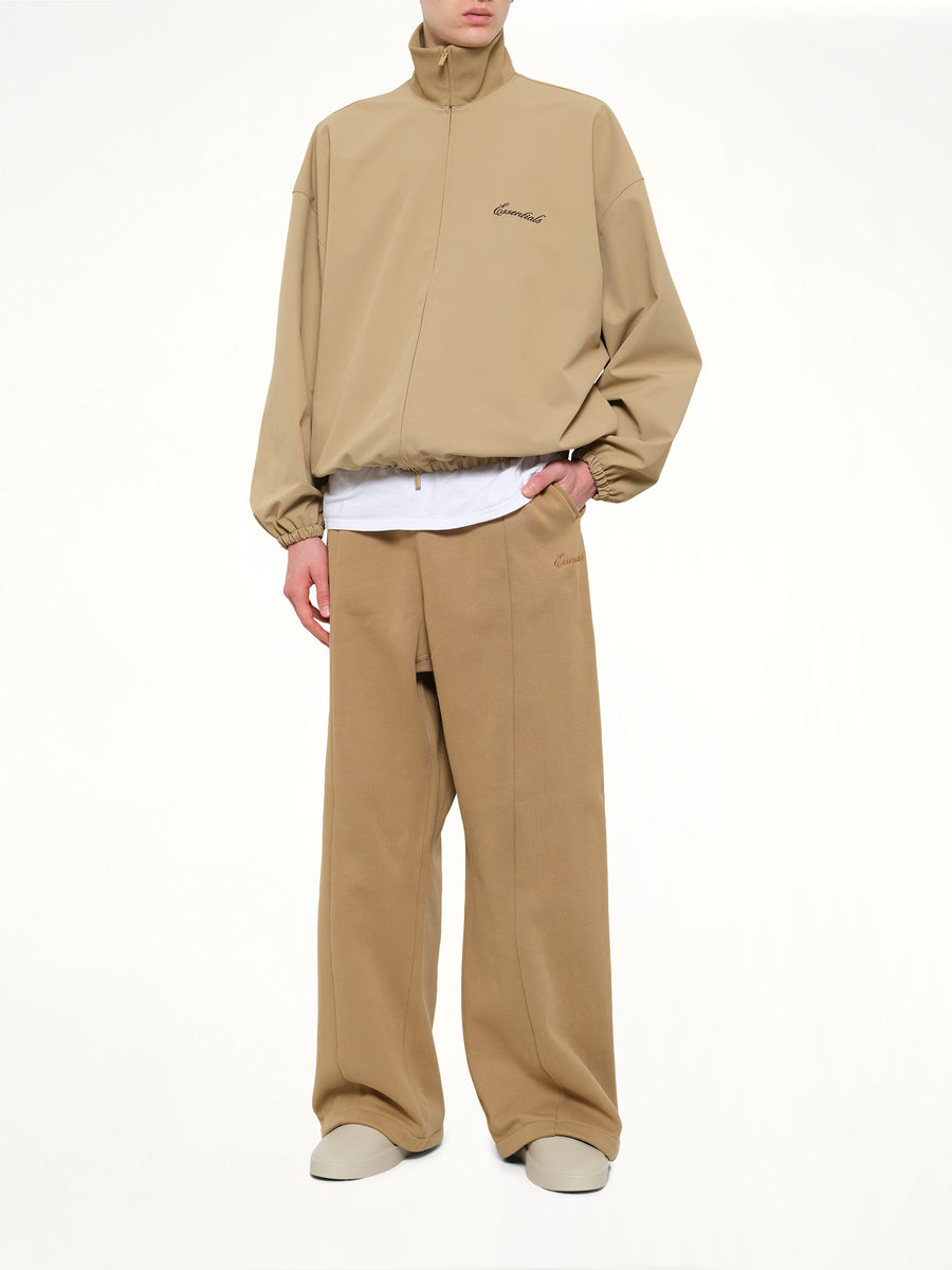 Signature Full Zip Track Jacket in Dune