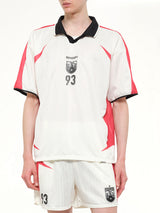 Spike Football Top in Flatt White