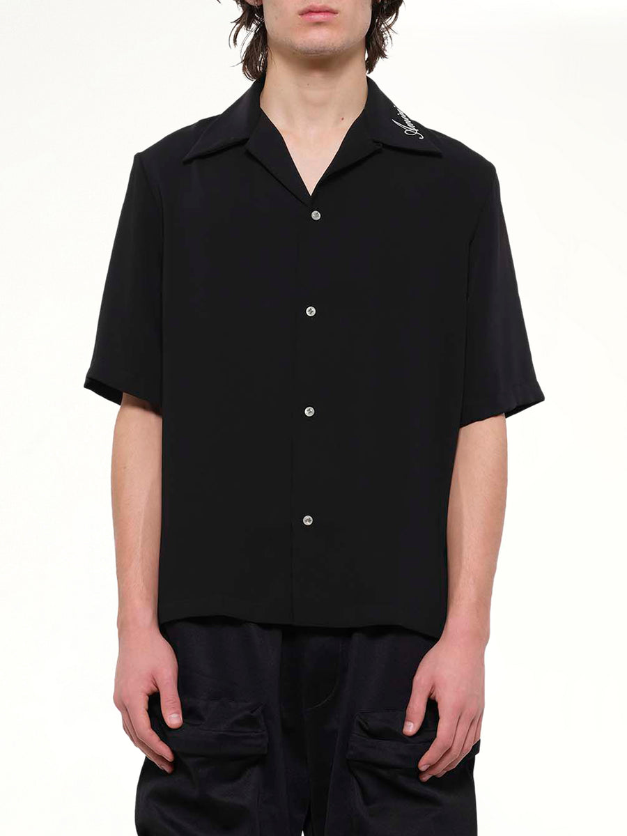Amiri Camp Shirt in Black
