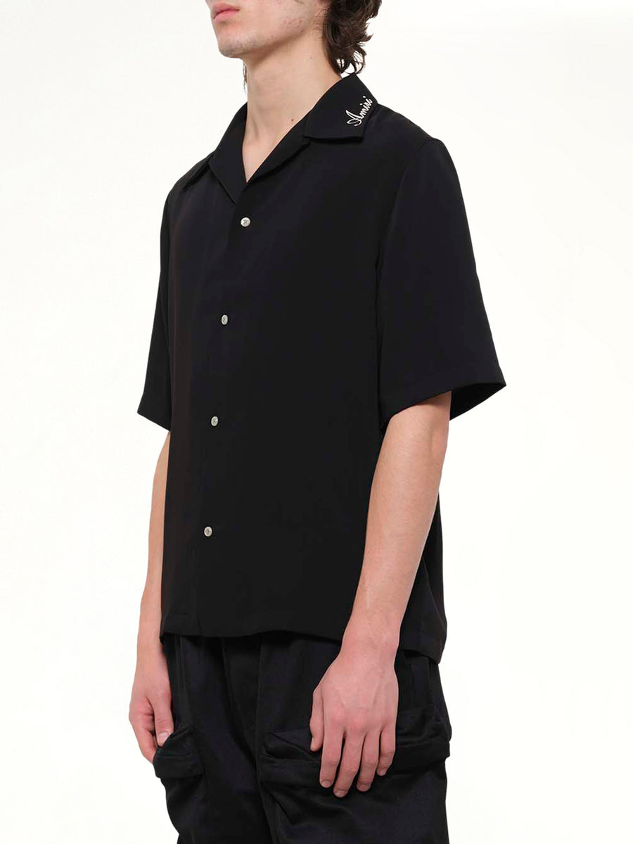 Amiri Camp Shirt in Black