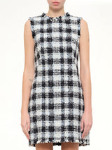 AMQ - CHECKC TWEED DRESS
