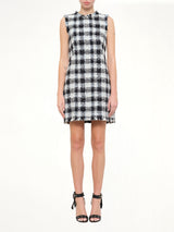AMQ - CHECKC TWEED DRESS