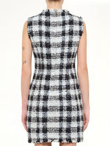 AMQ - CHECKC TWEED DRESS
