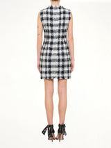AMQ - CHECKC TWEED DRESS