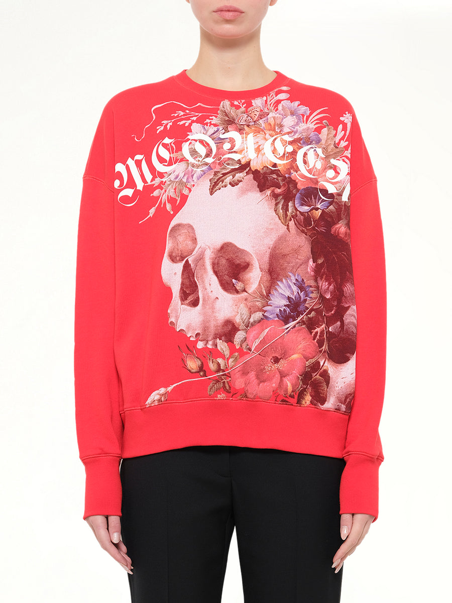 Alexander McQueen Dutch Masters Sweatshirt in Red