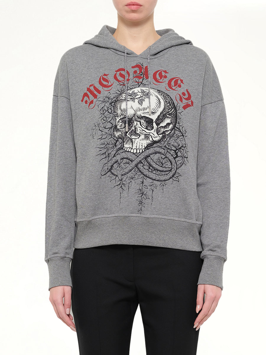 Alexander McQueen - Jungle Skull Sweatshirt in Grey