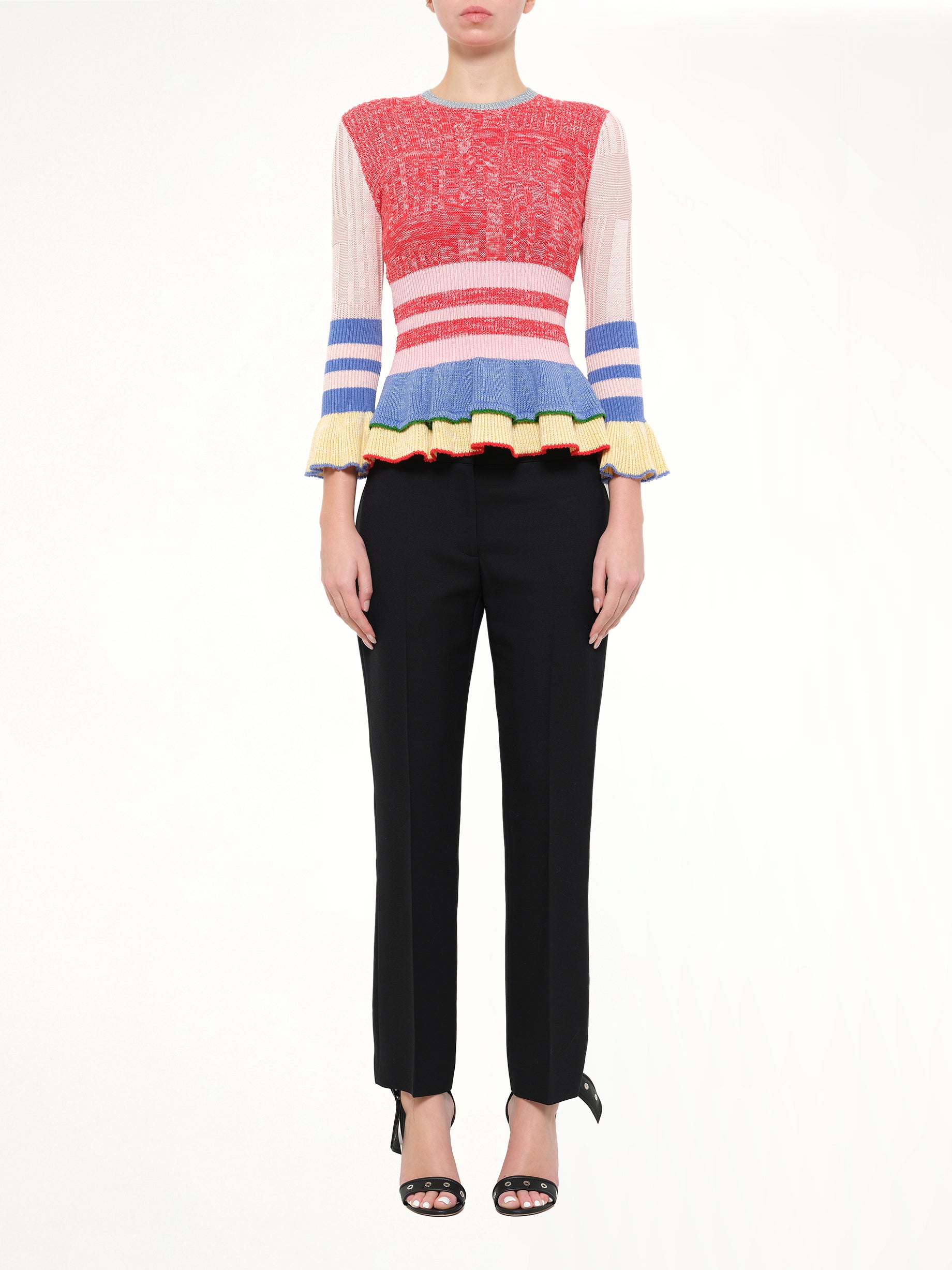Alexander McQueen Crew Neck Sweater in Mix