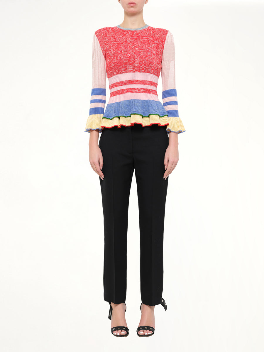 Alexander McQueen Crew Neck Sweater in Mix