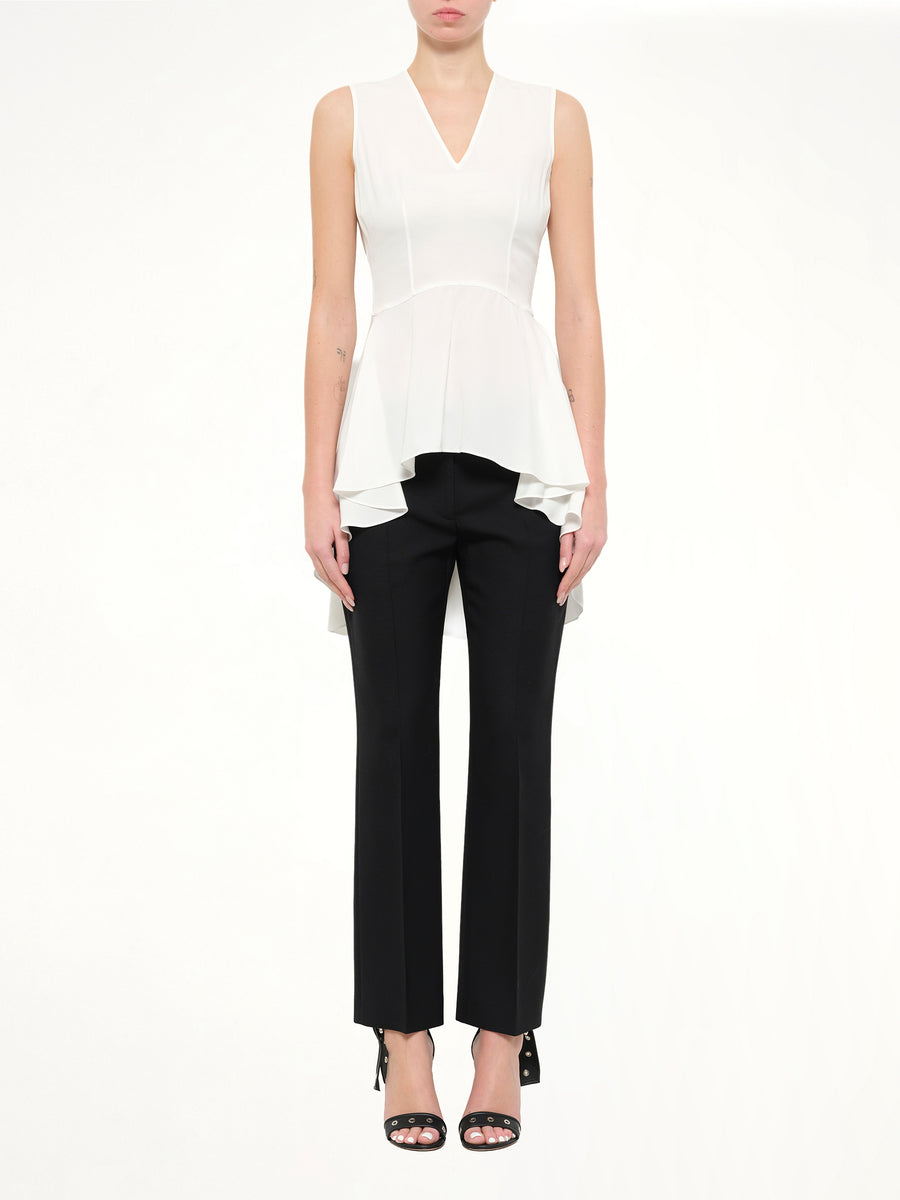 Alexander McQueen Top in Chalk