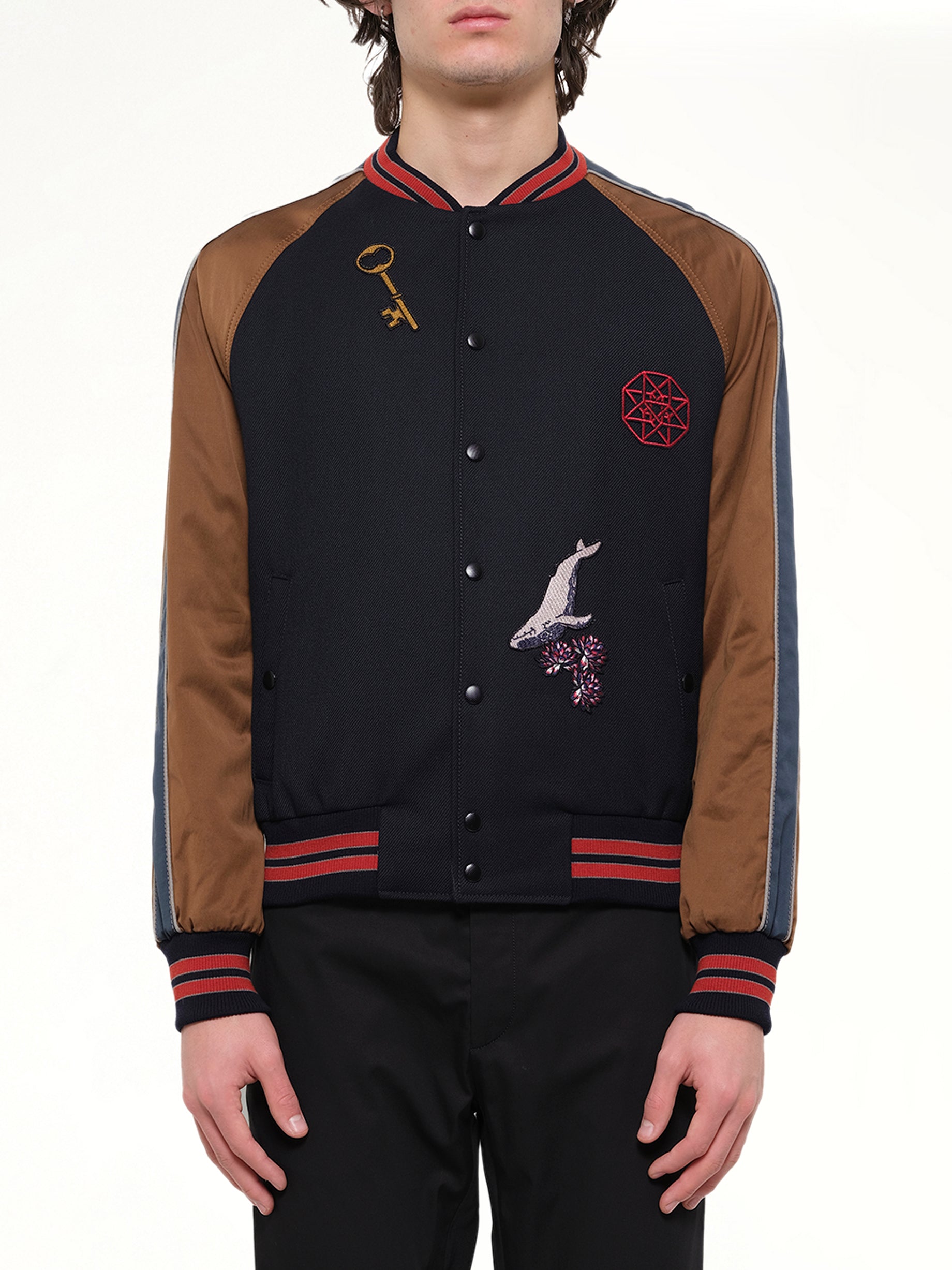 Baseball Jacket Cavalry in Navy