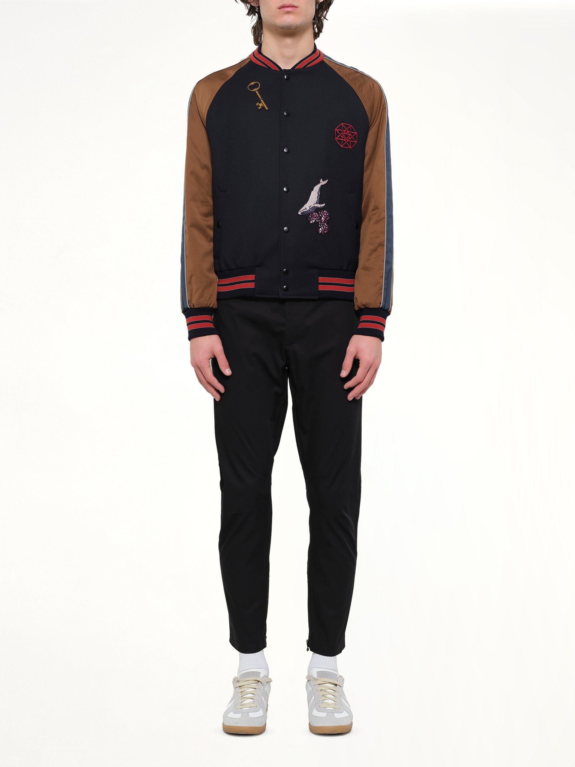 Baseball Jacket Cavalry in Navy