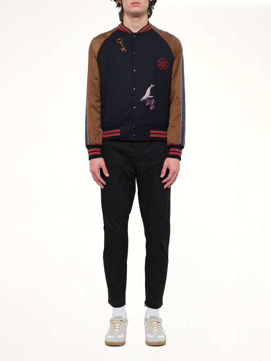 Baseball Jacket Cavalry in Navy