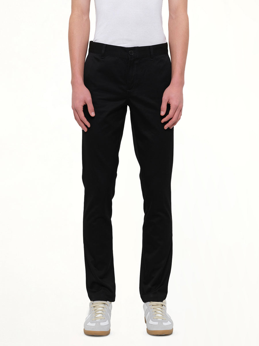 Chino Patch Pants in Black