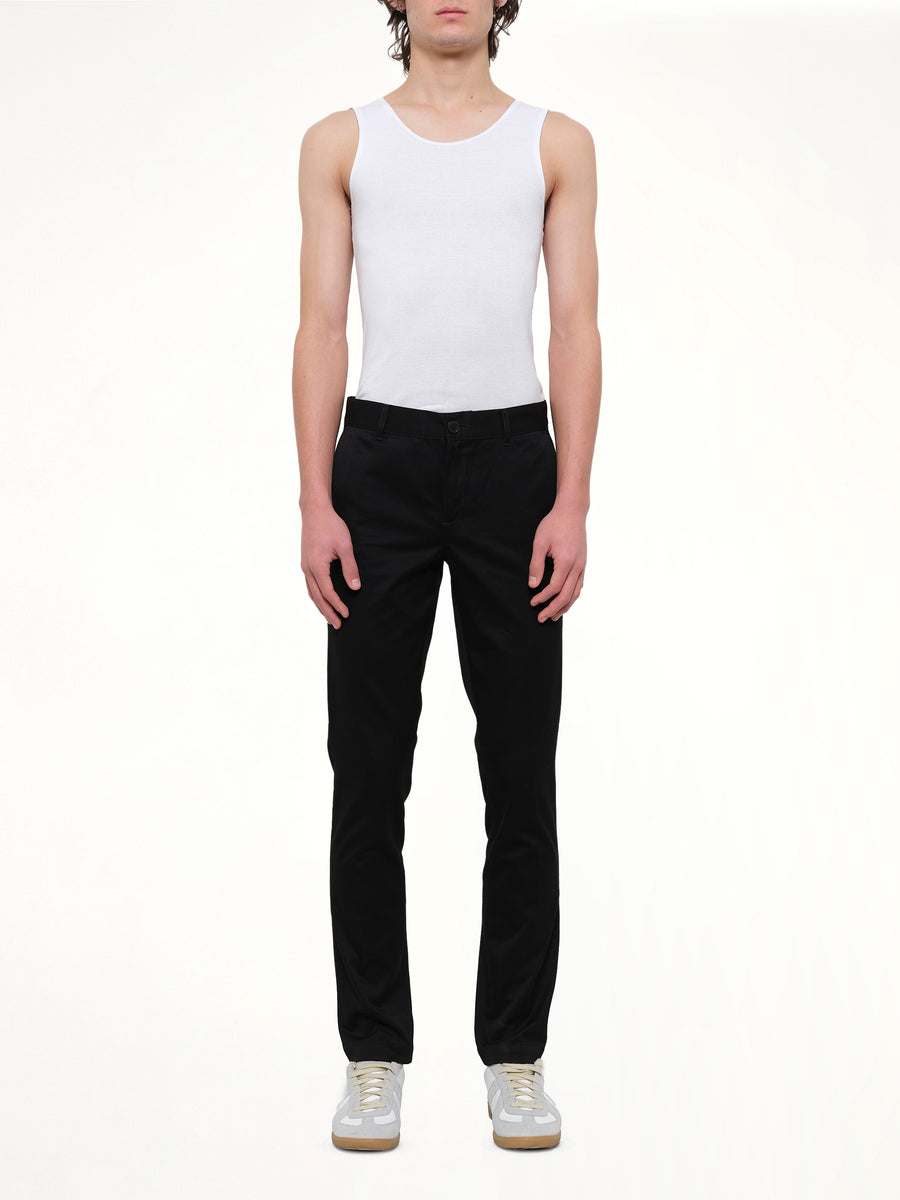 Chino Patch Pants in Black
