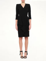 Crepe Dress in Black