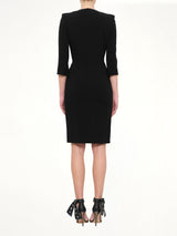 Crepe Dress in Black