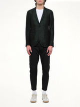 D8 Slim 2 Button Jacket in Green