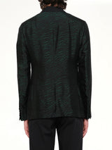 D8 Slim 2 Button Jacket in Green