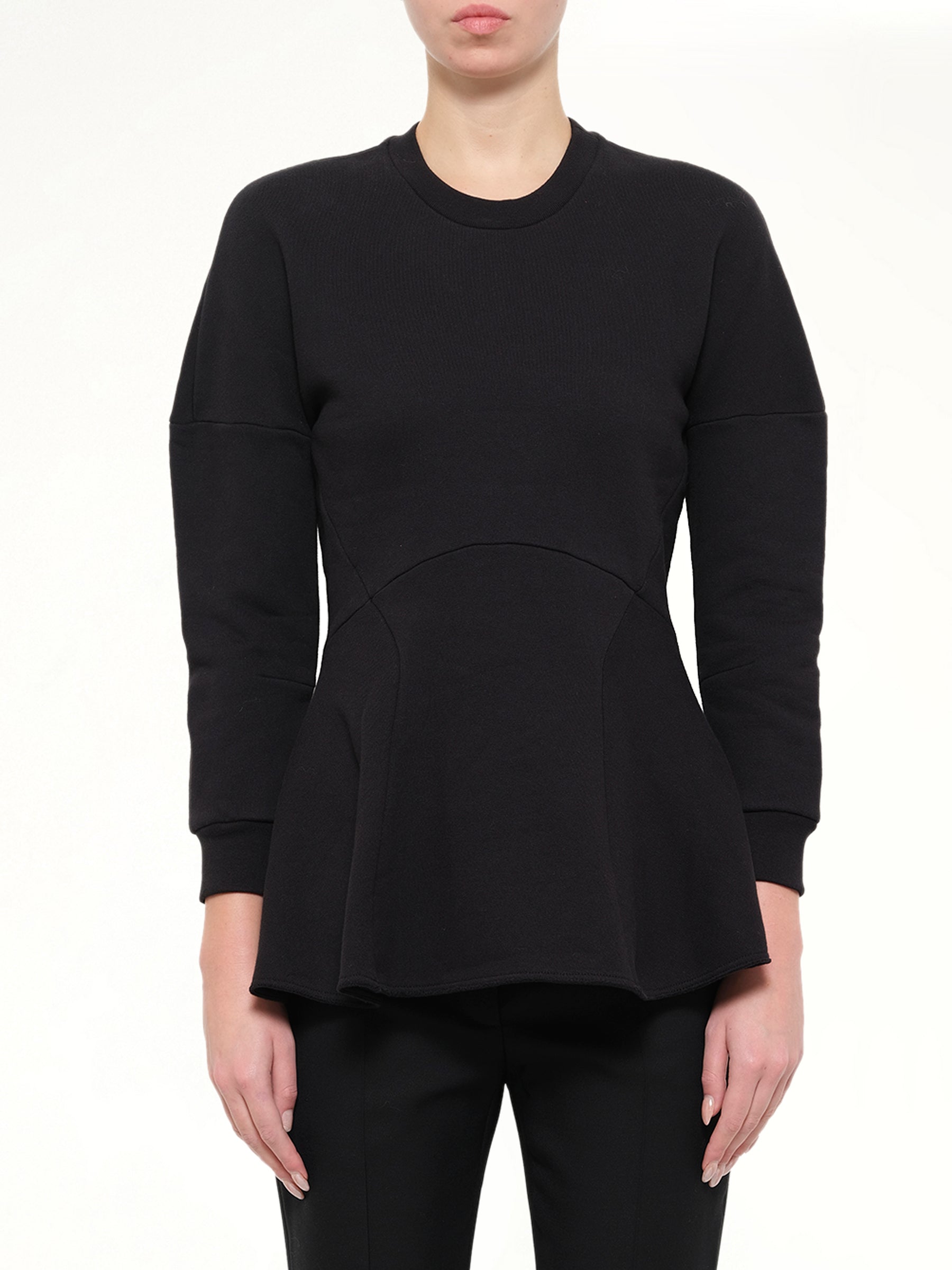 Felpa Double Dragon Top in Black