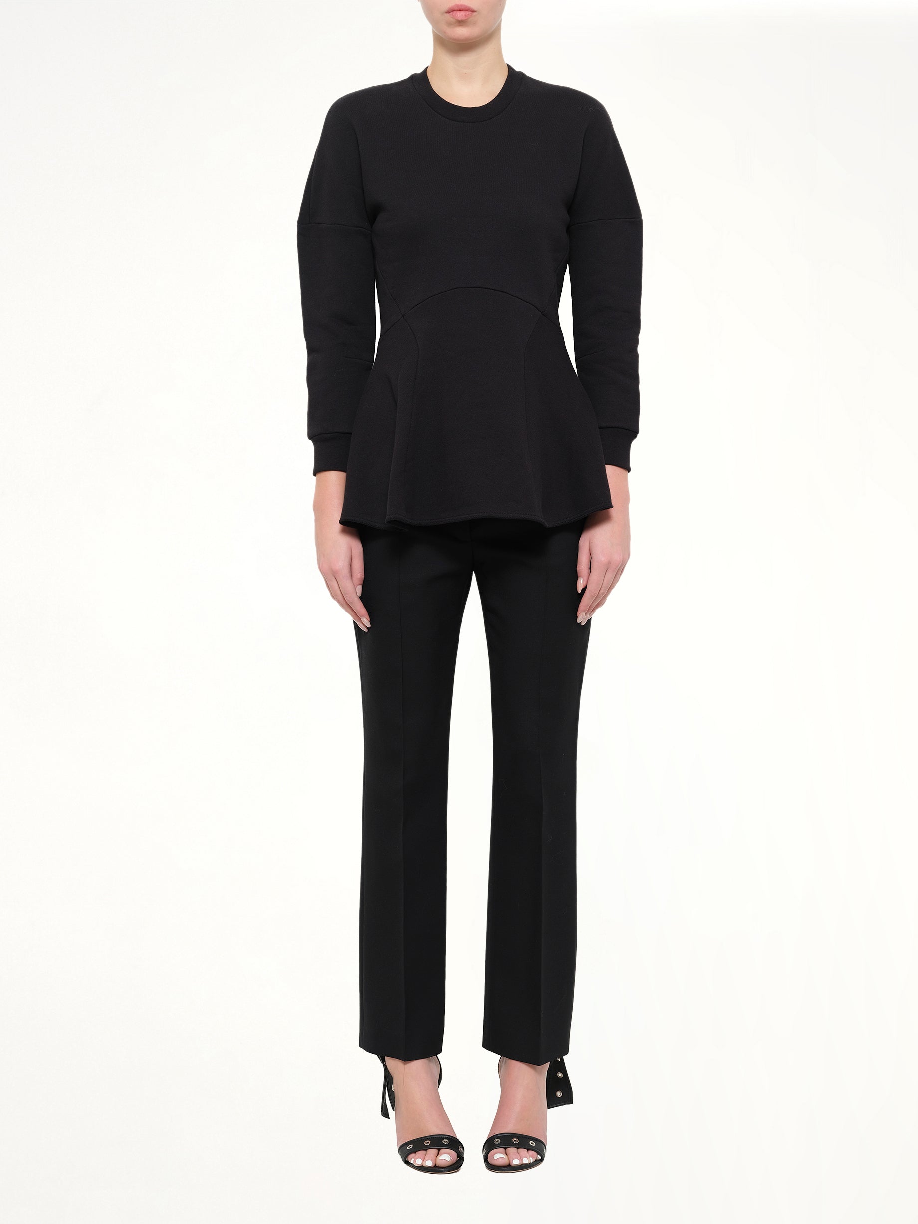 Felpa Double Dragon Top in Black