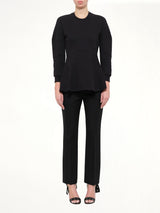 Felpa Double Dragon Top in Black