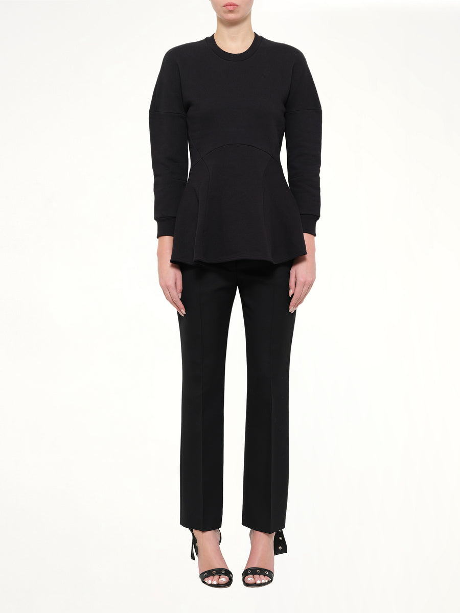 Felpa Double Dragon Top in Black