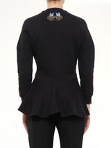 Felpa Double Dragon Top in Black