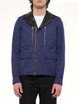 Leather Jacket in Purple