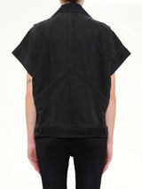 Jacket With Belt in Black