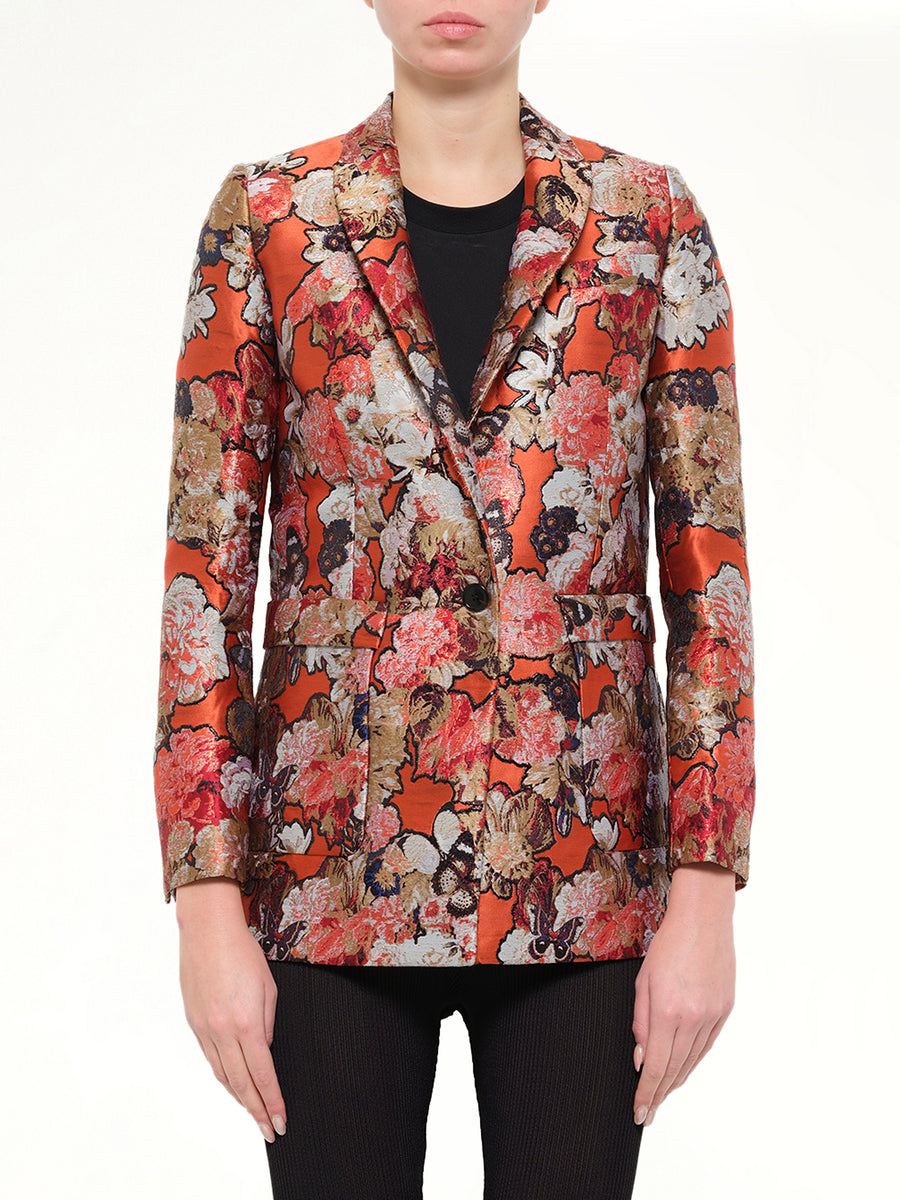 Jacket in Multicolour Orange