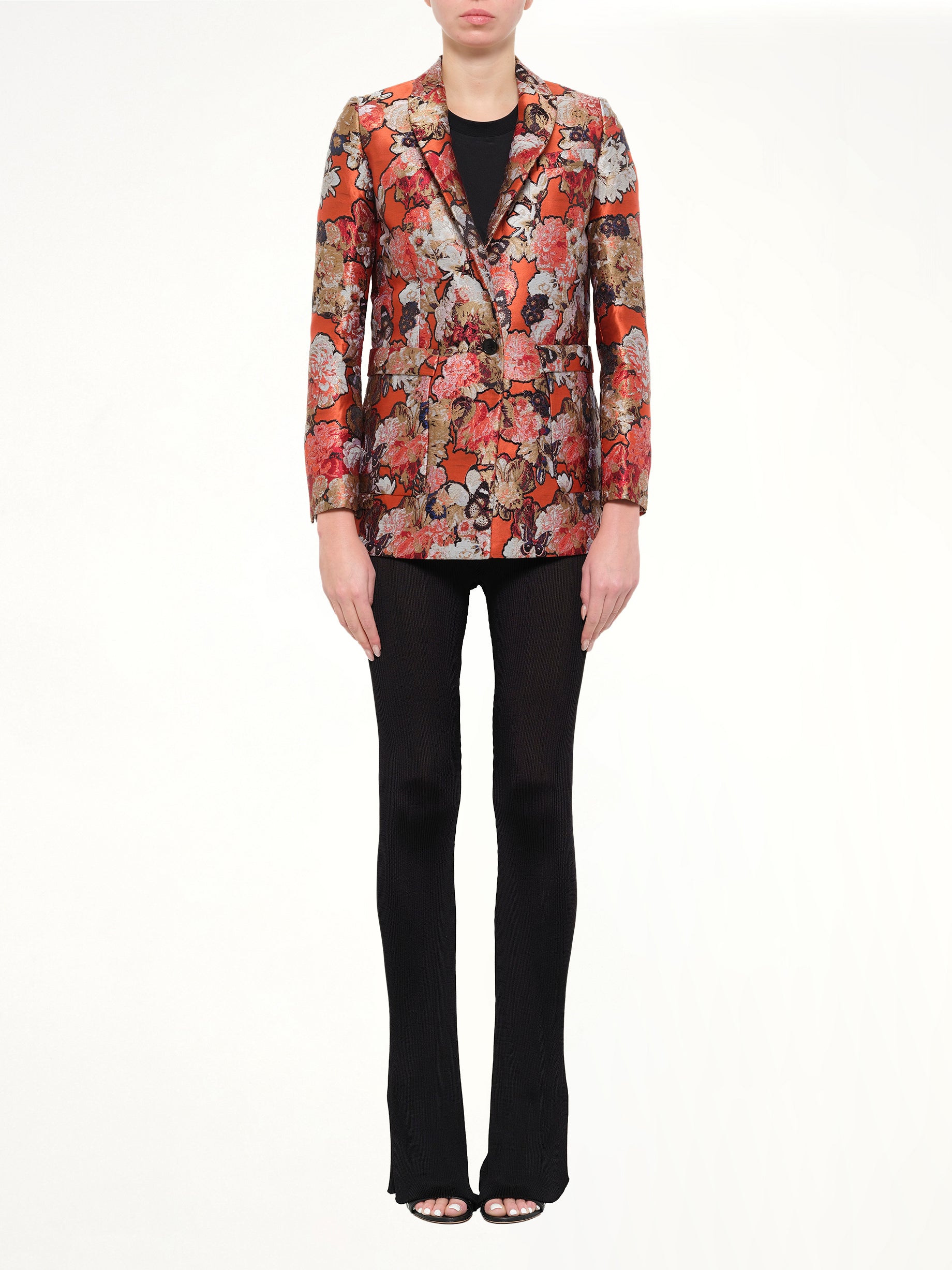 Jacket in Multicolour Orange