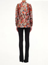 Jacket in Multicolour Orange