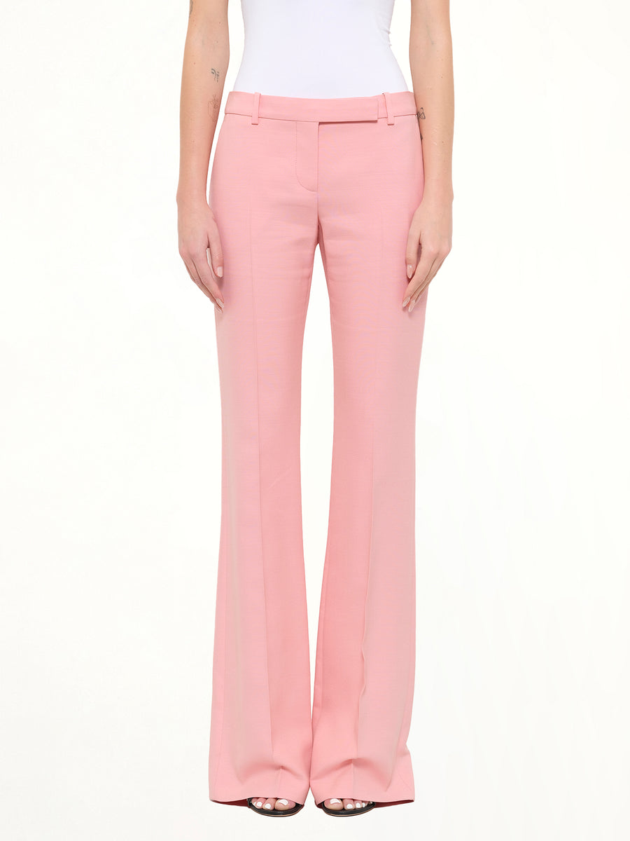 Narrow Bootcut Pants in Anemone