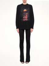 Podium Graphic Sweatshirt in Black