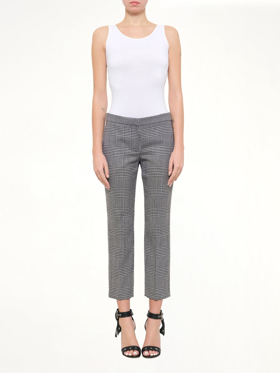 Prince Of Wales Pants in Black