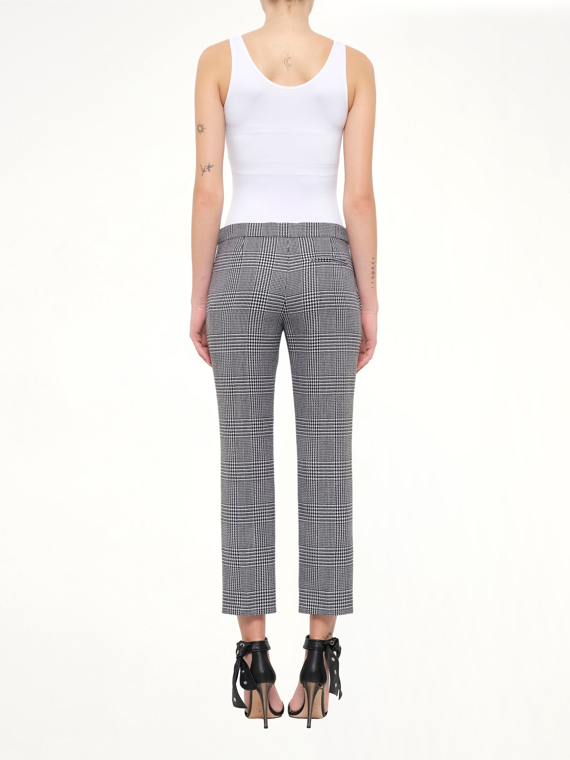 Prince Of Wales Pants in Black