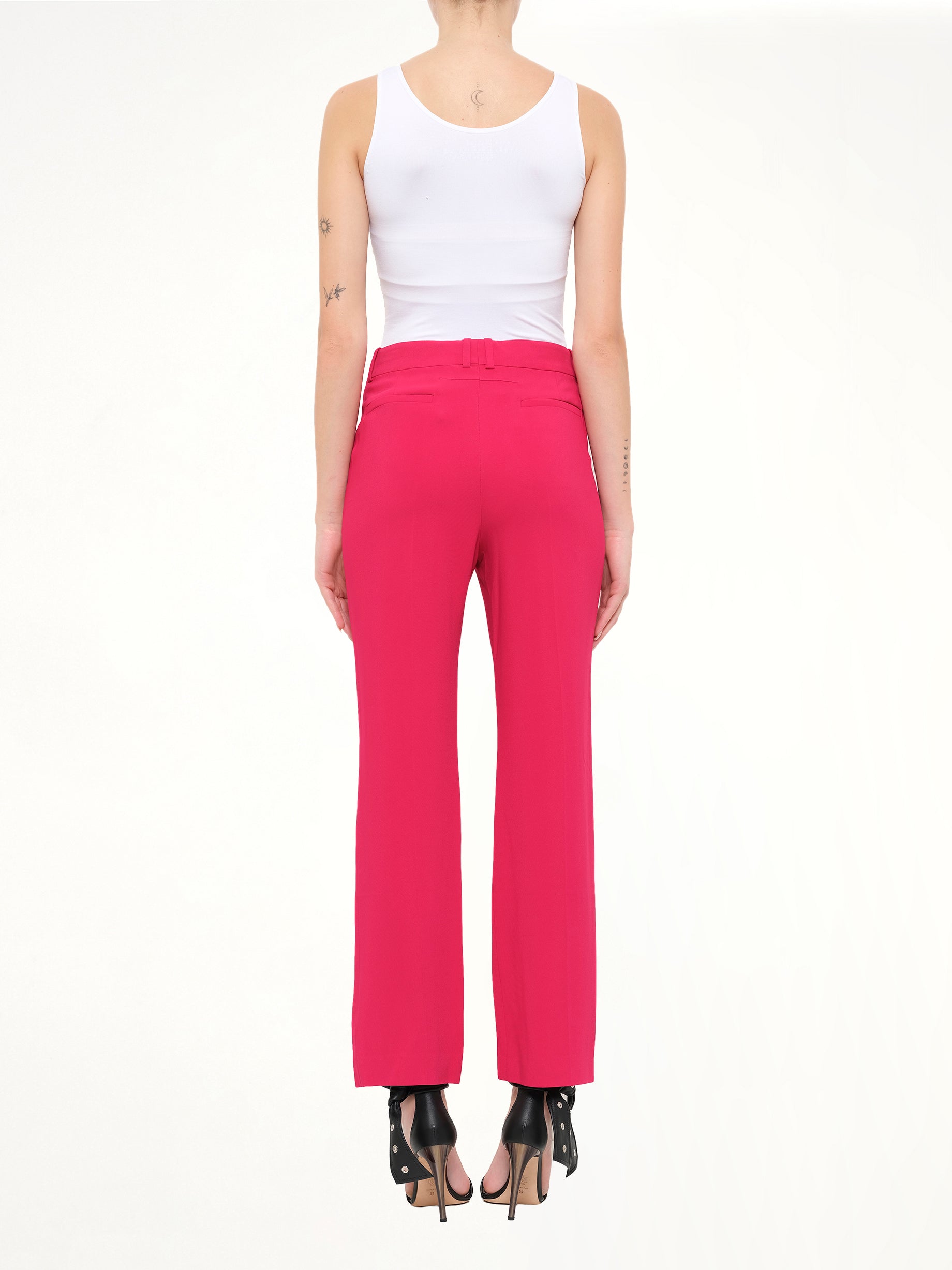 Regular Fit Pants in Fushia