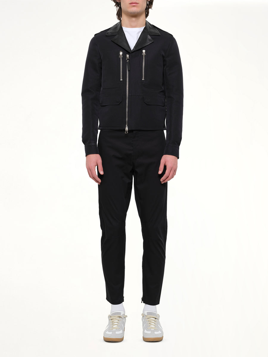 Seamless Blouson in Black