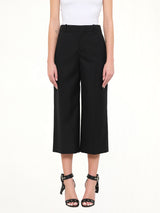 Short Wool Pants in Black