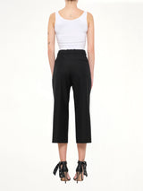 Short Wool Pants in Black