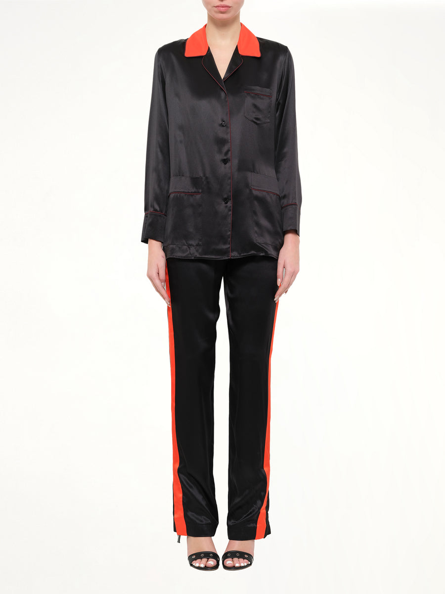 Silk Shirt in Black