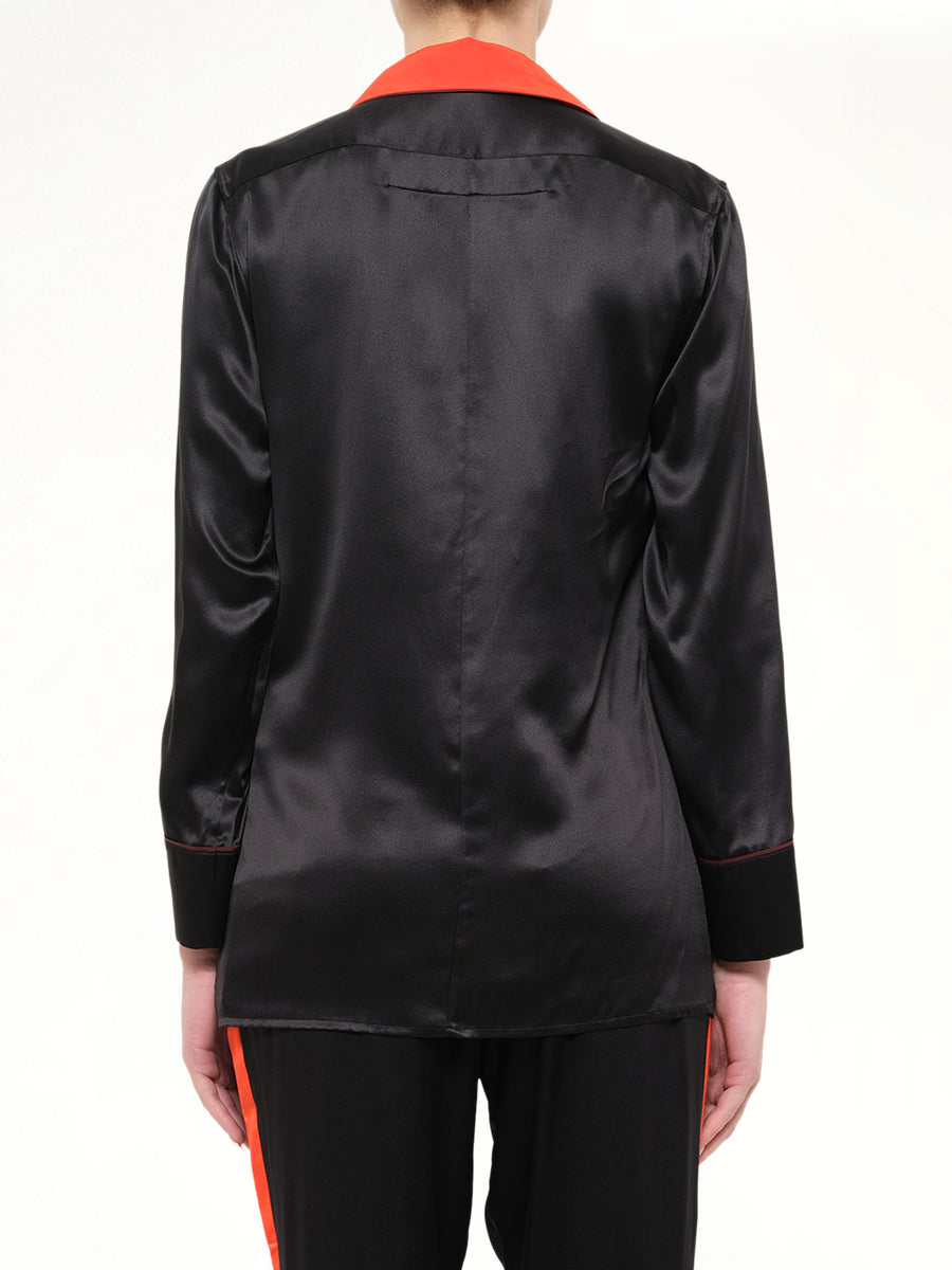 Silk Shirt in Black