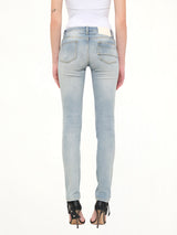 Slim Fit Pants in Light Blue