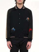 Spider Embroidered Jacket in Black