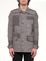 Washed Safari Jacket in Blue